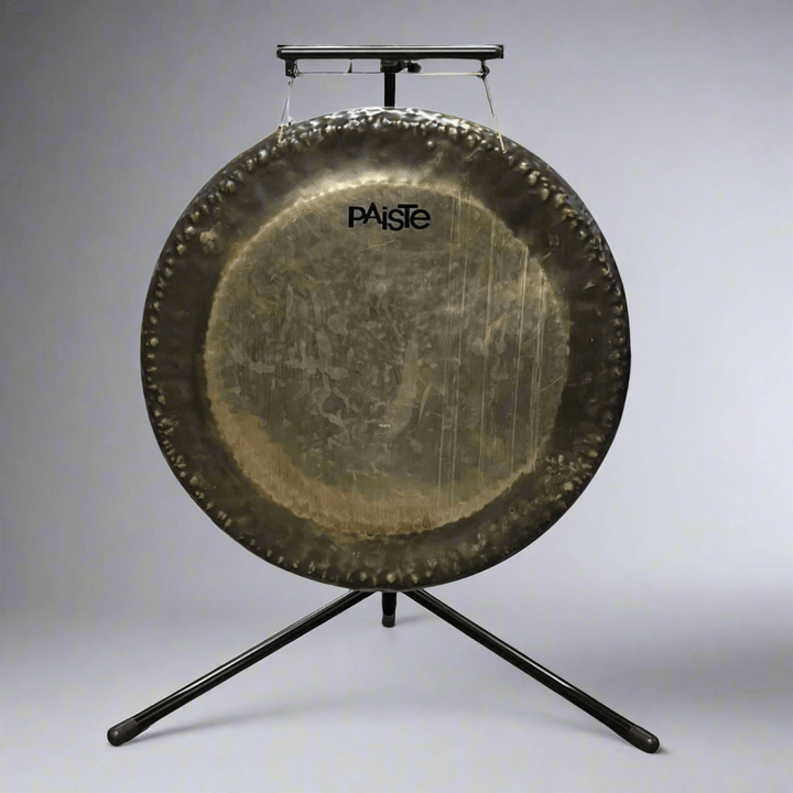 Global Gong Stand - Travel Tripod Design with Custom Carry Bag - Lightweight and Durable Gong Stand - Ev - Entz Music