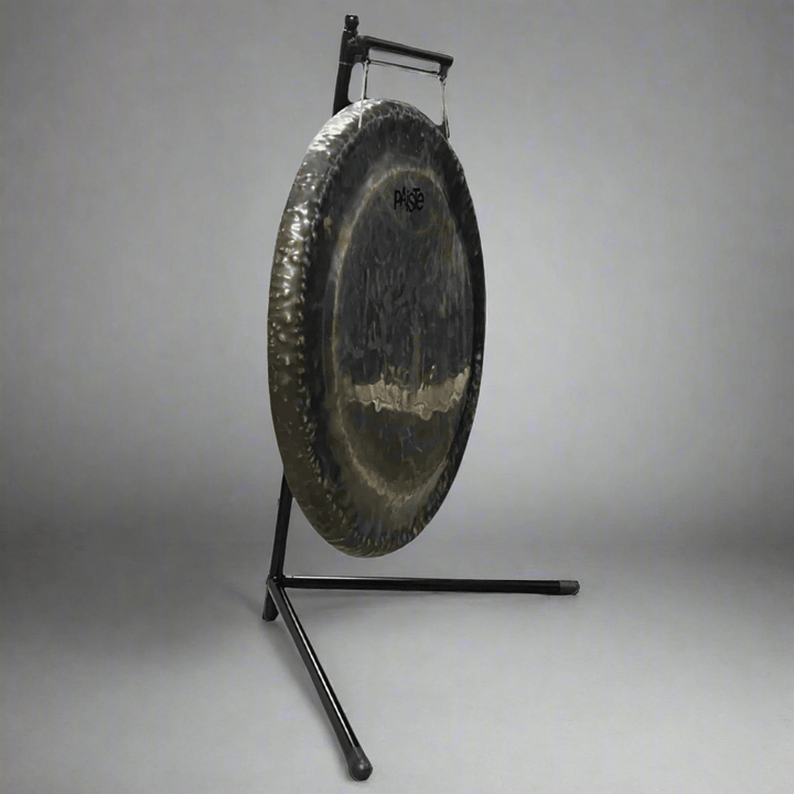Global Gong Stand - Travel Tripod Design with Custom Carry Bag - Lightweight and Durable Gong Stand - Ev - Entz Music