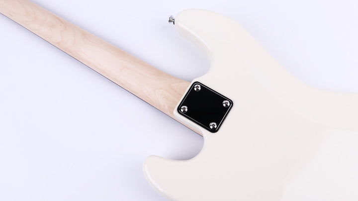 Gould P Style 4 - String Electric Bass Guitar - Cream Finish, Poplar Body, P Pickup - Ev - Entz Music