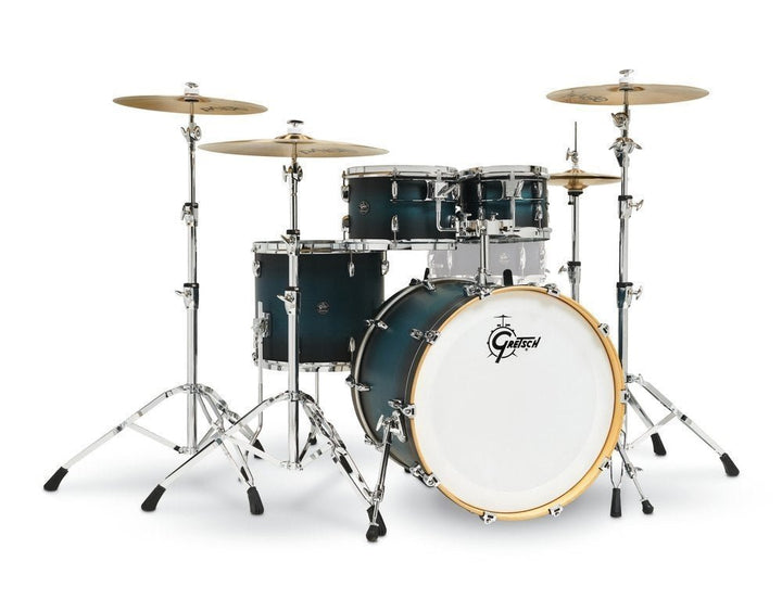 Gretsch Renown Maple 4 - Piece Shell Pack – 22" Bass Drum, 10" & 12" Rack Toms, 16" Floor Tom with 302 Hoops - Ev - Entz Music