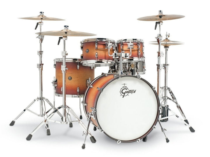 Gretsch Renown Maple 4 - Piece Shell Pack – 22" Bass Drum, 10" & 12" Rack Toms, 16" Floor Tom with 302 Hoops - Ev - Entz Music