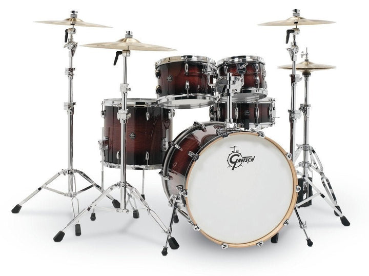 Gretsch Renown Maple 4 - Piece Shell Pack – 22" Bass Drum, 10" & 12" Rack Toms, 16" Floor Tom with 302 Hoops - Ev - Entz Music