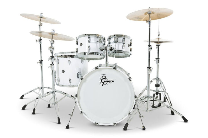 Gretsch Renown Maple 4 - Piece Shell Pack – 22" Bass Drum, 10" & 12" Rack Toms, 16" Floor Tom with 302 Hoops - Ev - Entz Music