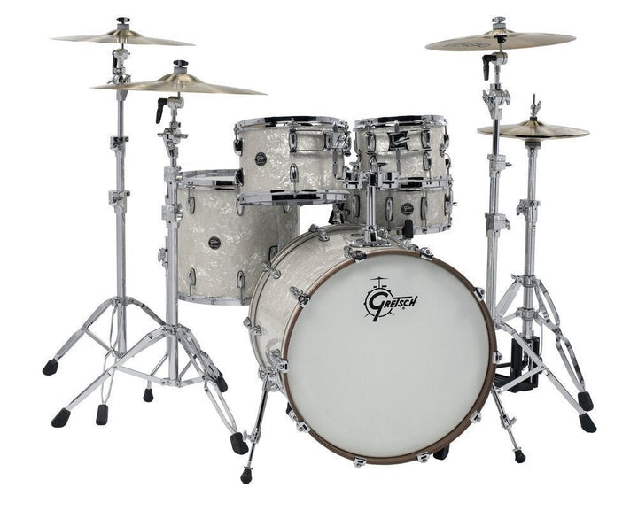 Gretsch Renown Maple 4 - Piece Shell Pack – 22" Bass Drum, 10" & 12" Rack Toms, 16" Floor Tom with 302 Hoops - Ev - Entz Music