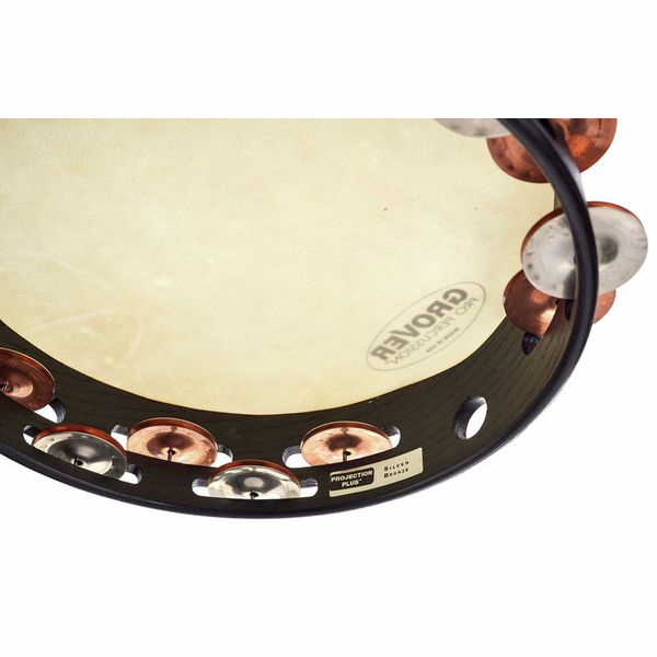 Grover 10" Double Row GS/PHBR Combo Tambourine - Ev - Entz Music