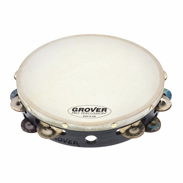 Grover 10" Double Row Hybrid Silver Tambourine - Ev - Entz Music
