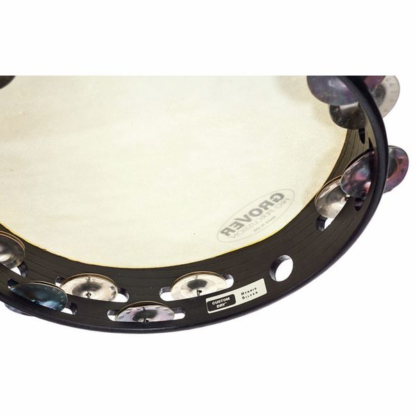 Grover 10" Double Row Hybrid Silver Tambourine - Ev - Entz Music