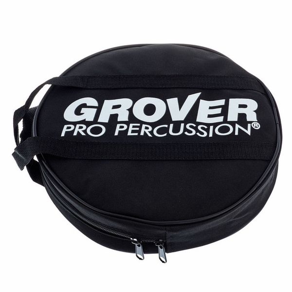 Grover 10" Single Row German Silver Tambourine - Ev - Entz Music
