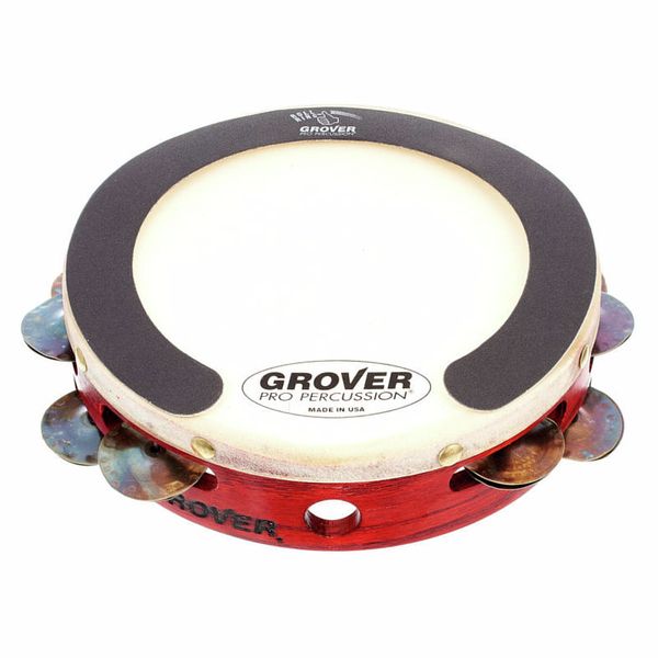 Grover 8" Double Row HT Silver Tambourine - Ev - Entz Music