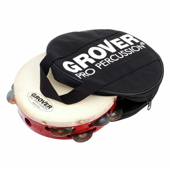 Grover 8" Double Row HT Silver Tambourine - Ev - Entz Music