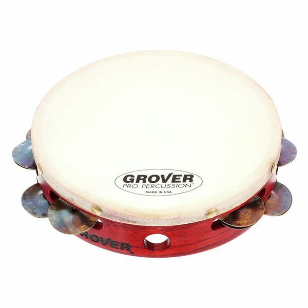 Grover 8" Double Row HT Silver Tambourine - Ev - Entz Music