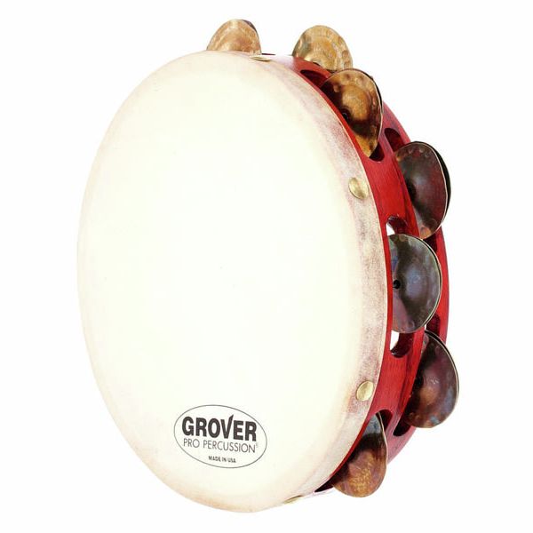 Grover 8" Double Row HT Silver Tambourine - Ev - Entz Music