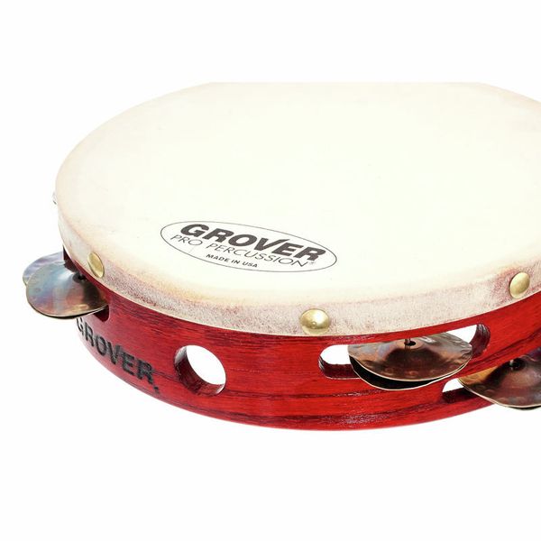 Grover 8" Double Row HT Silver Tambourine - Ev - Entz Music