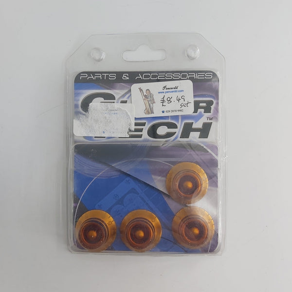 Gt Control Knobs amber Set 4 - Ev - Entz Music
