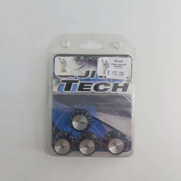 Gt Control Knobs black set 4 kb130 - Ev - Entz Music