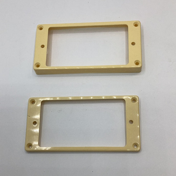 Guitar Man Humbucker Pickup Surround Set - Ivory - Ev - Entz Music