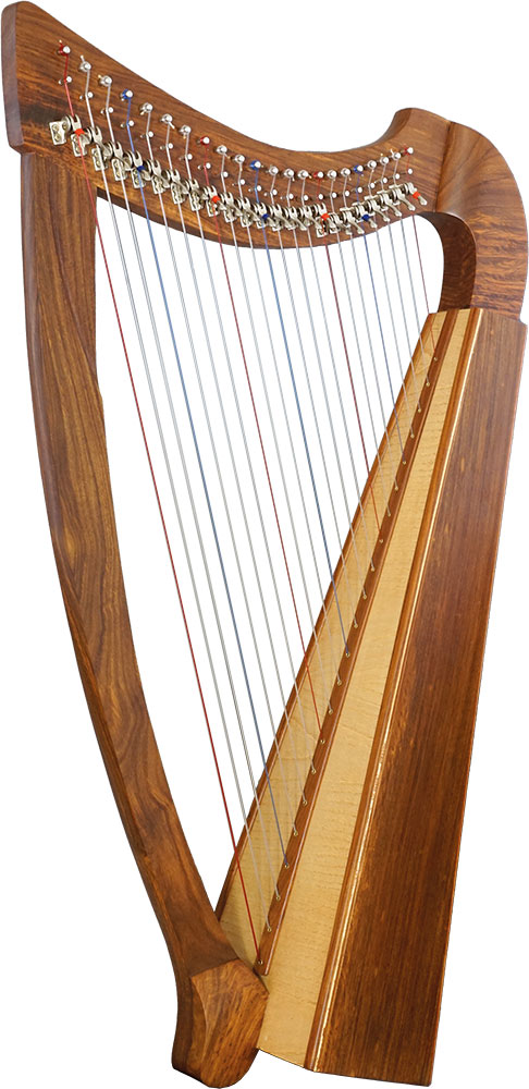 Glenluce Fiddlewood 22 String Harp – Fully Levered with Gig Bag (GX60035 / Fiddlewood II)