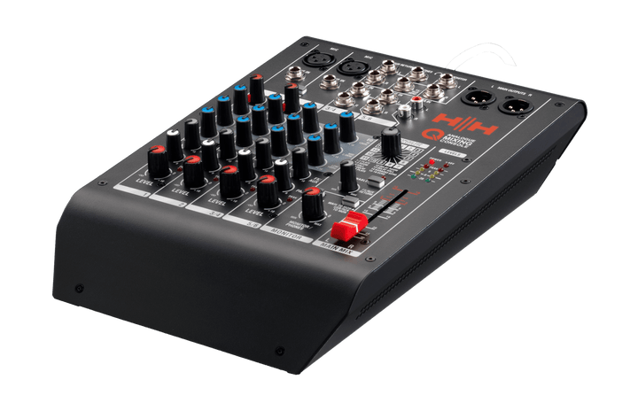 HH Q6FX Compact 6 - Channel Mixer – USB Audio, DSP Effects & 3 - Band EQ - Ev - Entz Music