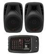 HH VRC - 210 Portable PA System – 2x10" Speakers with 6 - Channel Mixer & Bluetooth (SKU: VRC - 210) - Ev - Entz Music