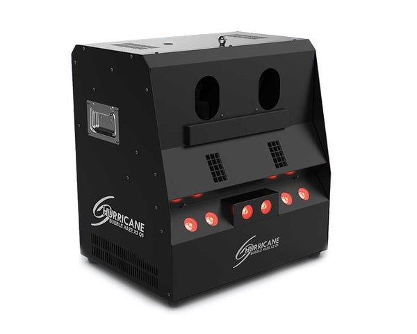 Hurricane Bubble Haze X2 Q6 Machine with 6x RGB+UV LEDs - Ev - Entz Music