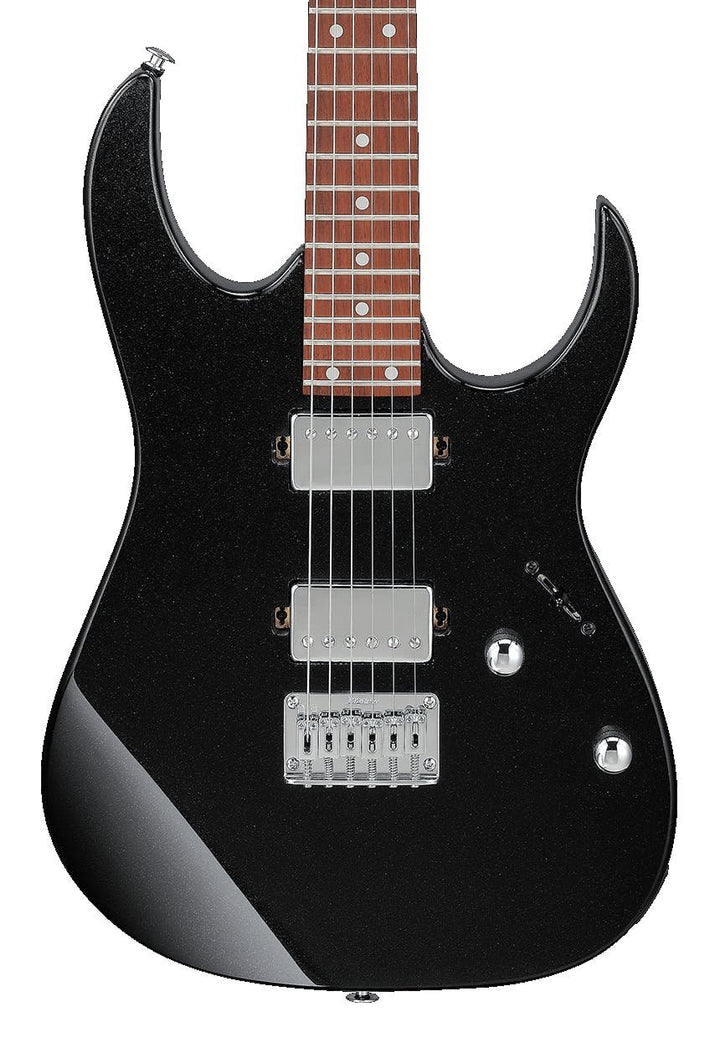 Ibanez GRG121SP Electric Guitar - Black Night Finish - Poplar Body with Classic Elite Pickups - Ev - Entz Music