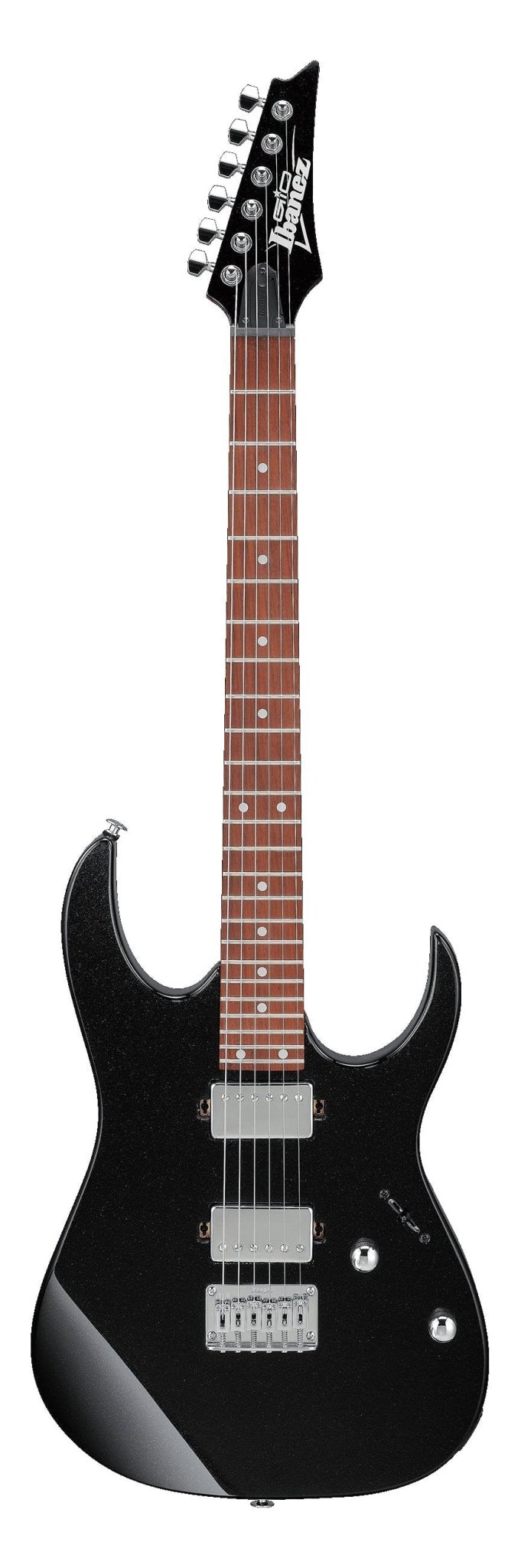 Ibanez GRG121SP Electric Guitar - Black Night Finish - Poplar Body with Classic Elite Pickups - Ev - Entz Music