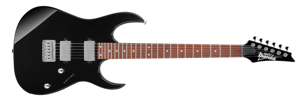 Ibanez GRG121SP Electric Guitar - Black Night Finish - Poplar Body with Classic Elite Pickups - Ev - Entz Music