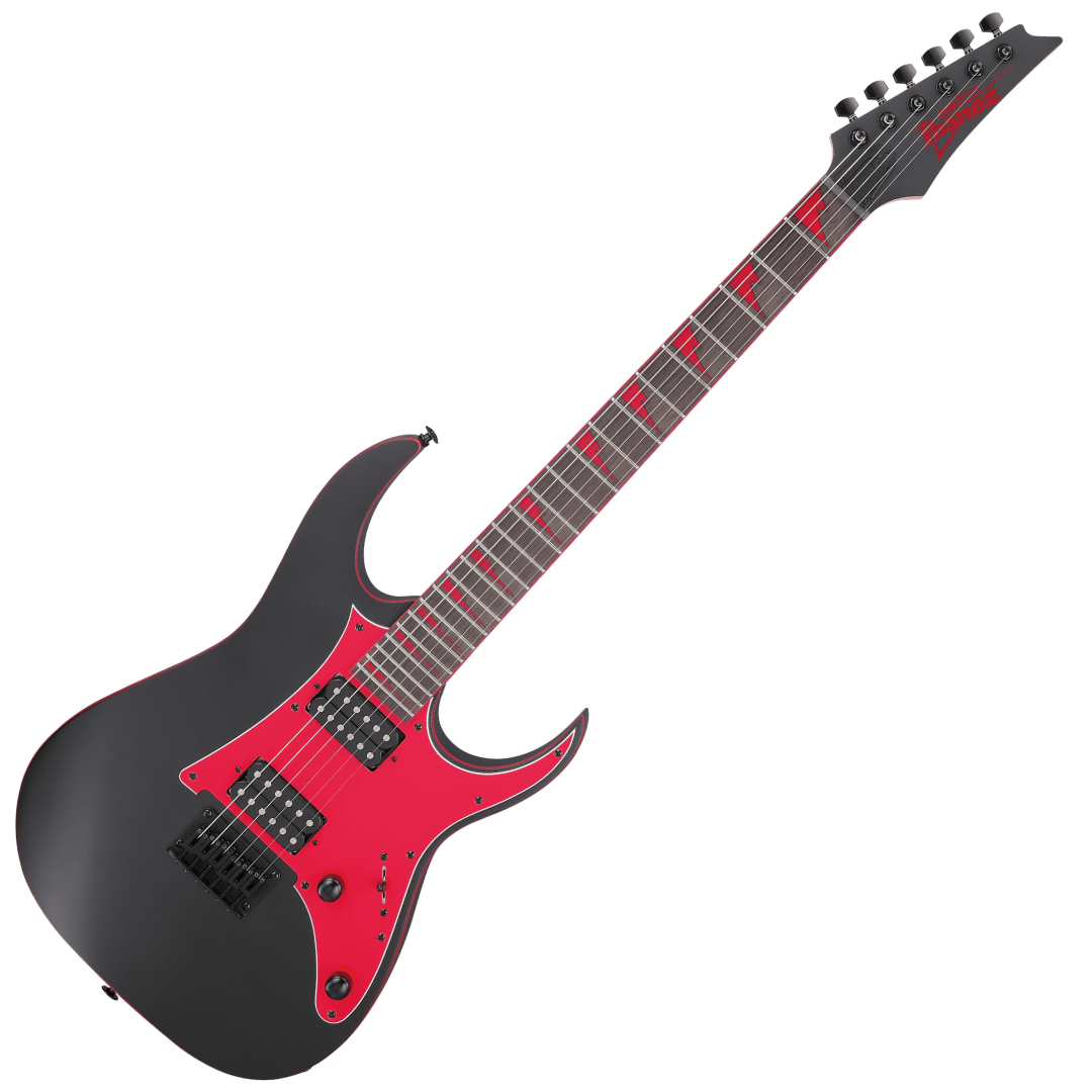 Ibanez GRG131DX Electric Guitar – Black Flat Finish, Infinity R Pickup ...