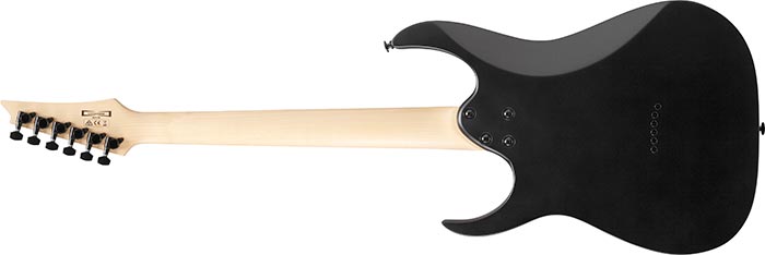 Ibanez GRG131DX Electric Guitar – Black Flat Finish, Infinity R Pickups - Ev - Entz Music