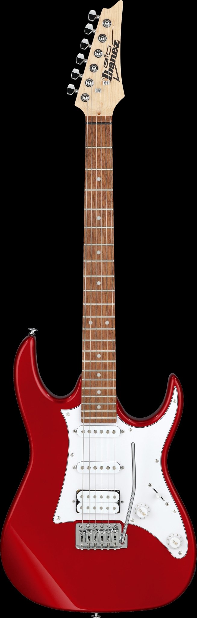Ibanez GRX40 - CA GIO RG, Poplar body, Infinity HSS PU, tremolo bridge, Candy Apple - Ev - Entz Music