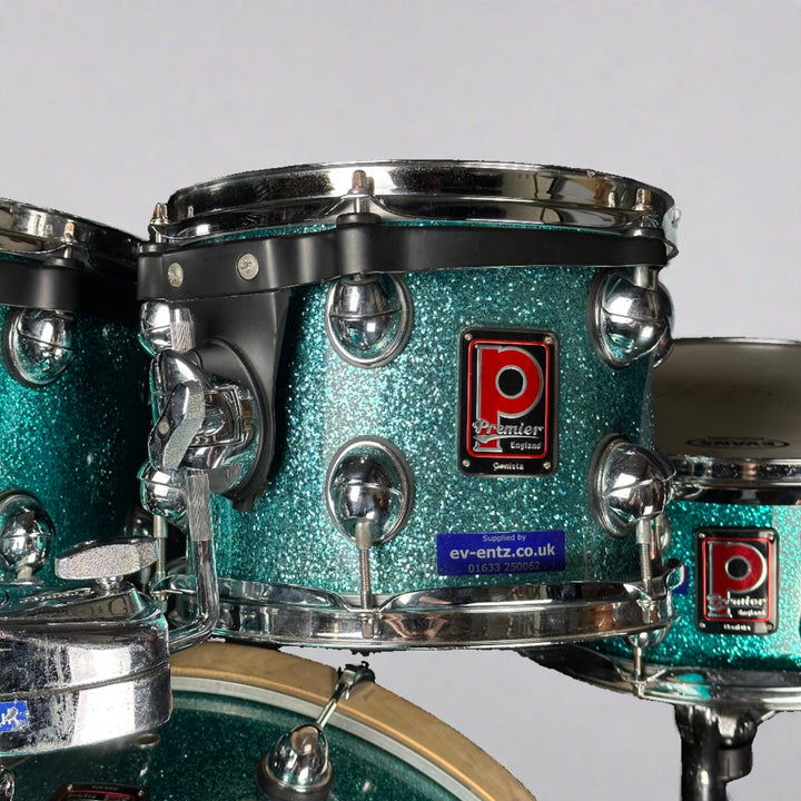 Pre-Owned Premier Genista in Green Sparkle Original Chinese Prototype Rack Tom 10"