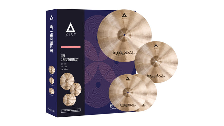 Istanbul Agop Xist Cymbal Set (3 Piece) - Ev - Entz Music