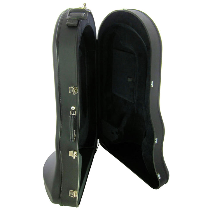 Jakob Winter JW9940 BB - Flat Tuba Case – Deluxe Wood Shell with Wheels & Plush Lining - Ev - Entz Music