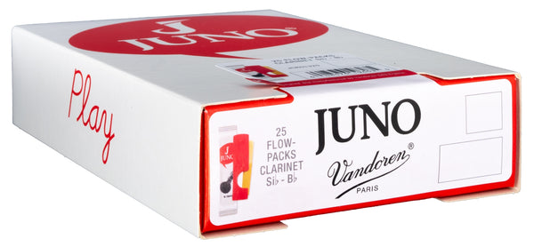 Juno Bb Clarinet Reeds – Strength 2.5 – Box of 50 – JCR012550