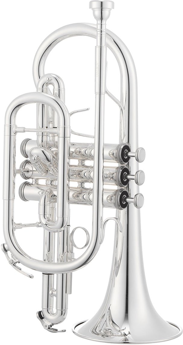 Jupiter JCR700SQ Bb Cornet silver plated - Ev - Entz Music