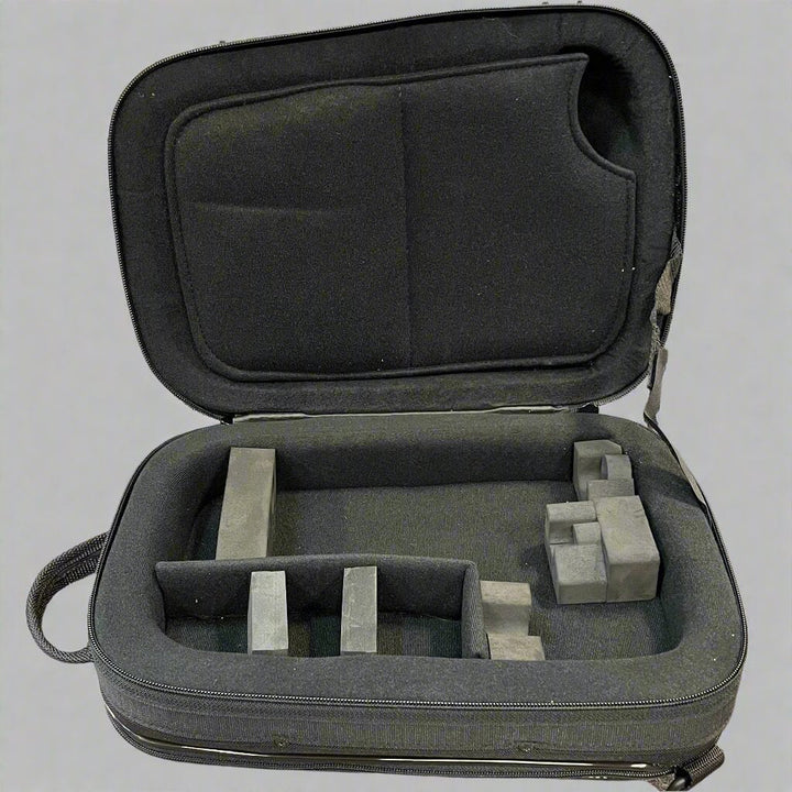 K - SES Compact Premium Bb Clarinet Case - Fiberglass Protection with Backstraps and Extra Storage - Ev - Entz Music