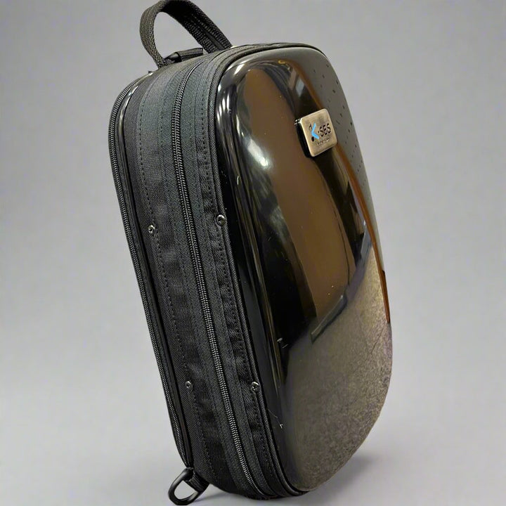 K - SES Compact Premium Bb Clarinet Case - Fiberglass Protection with Backstraps and Extra Storage - Ev - Entz Music