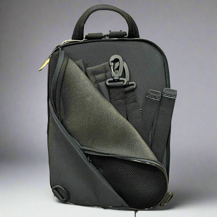 K - SES Compact Premium Bb Clarinet Case - Fiberglass Protection with Backstraps and Extra Storage - Ev - Entz Music