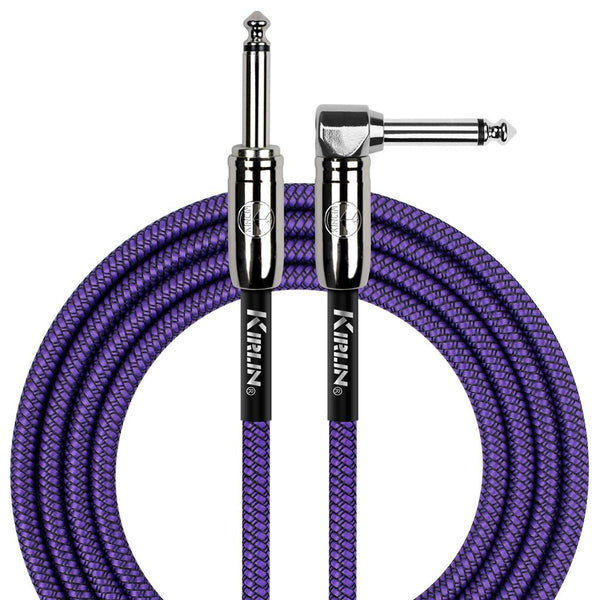 KIRLIN 20FT ANGLED CABLE - PURPLE - Ev - Entz Music