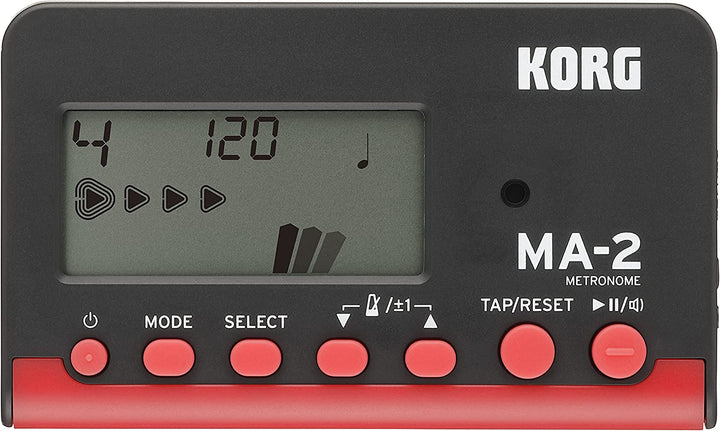 Korg MA - 2 Digital Metronome – Compact and Versatile Practice Tool - Ev - Entz Music