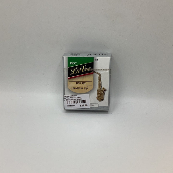 La Voz Medium Soft Alto Sax Reed - Ev - Entz Music