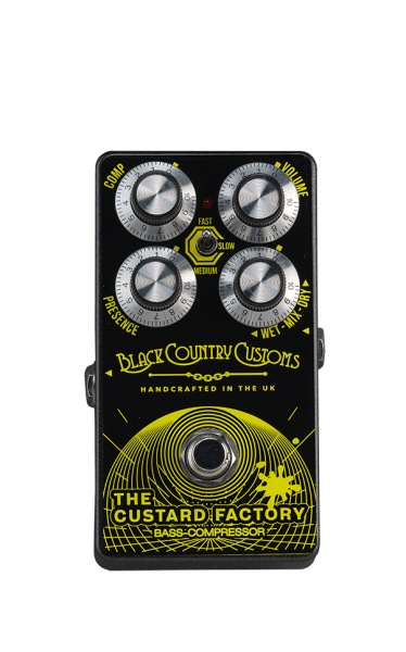 Laney Black Country Customs The Custard Factory Bass Compressor - Boutique Bass Effect Pedal with Triple Compression Modes - Ev - Entz Music