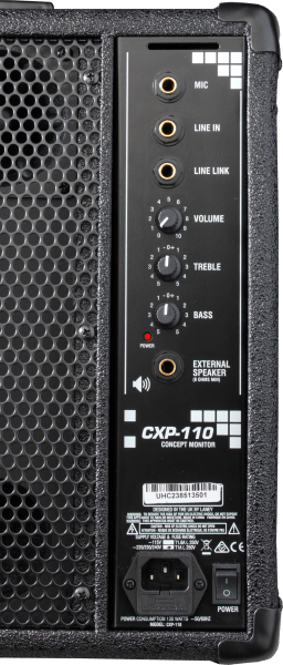 Laney Concept CXP - 110 Active Stage Monitor - 130W, 10" Woofer & HF Tweeter with Pole Mount & Line Link - Ev - Entz Music