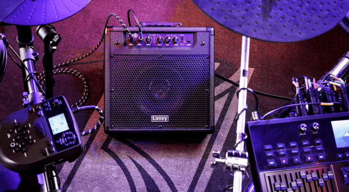Laney DH40 Electronic Drum Monitor – 40W, 8" Coaxial Speaker, Aux Input & Headphone Socket - Ev - Entz Music