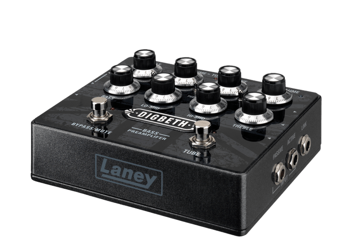 Laney Digbeth DB - PRE Bass Guitar Pre - Amplifier Pedal - FET & Tube Signal Paths - Ev - Entz Music