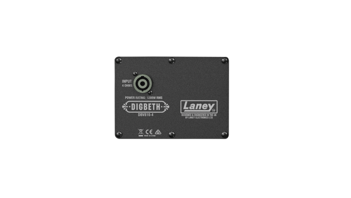 Laney Digbeth DBV810 - 4 Bass Cabinet - 1200W - 8 x 10" HH Black Label Woofers (4 Ohm) - Ev - Entz Music
