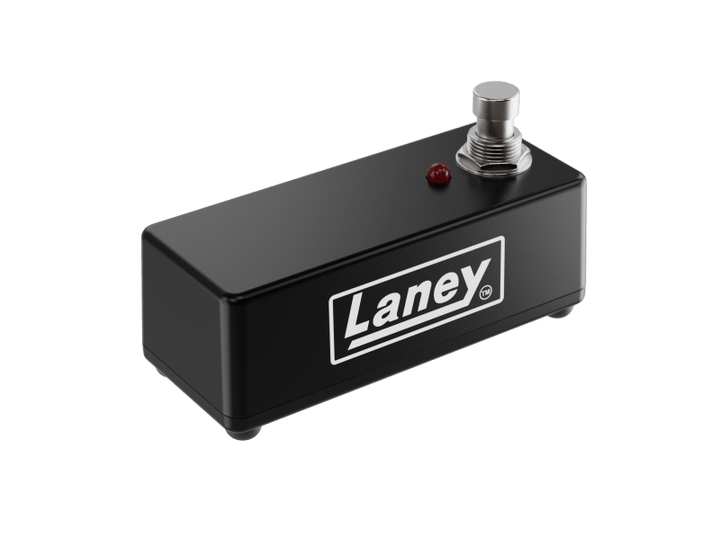 Laney FS1 Mini Single Function Footswitch - Compact Guitar Pedal with LED Indicator - Ev - Entz Music