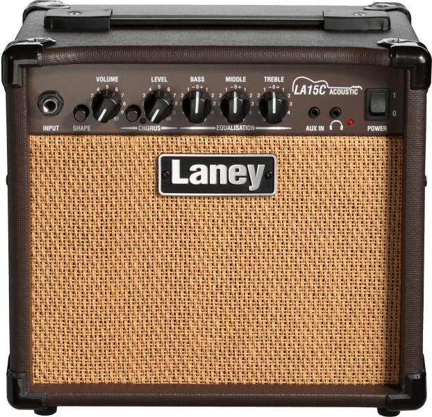 Laney LA15C Acoustic Guitar Amp - 15W Combo with 2 x 5" Woofers & Chorus - Ev - Entz Music
