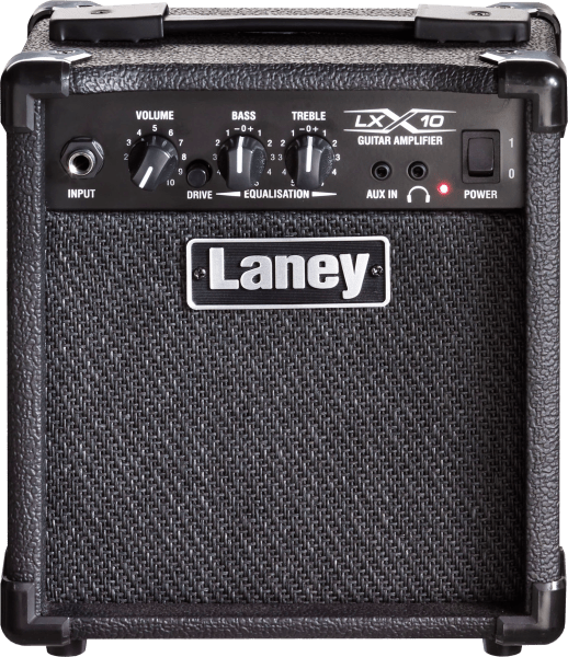 Laney LX10 10W Guitar Combo Amp - Compact Practice Amplifier with Clean & Drive Channels - Ev - Entz Music