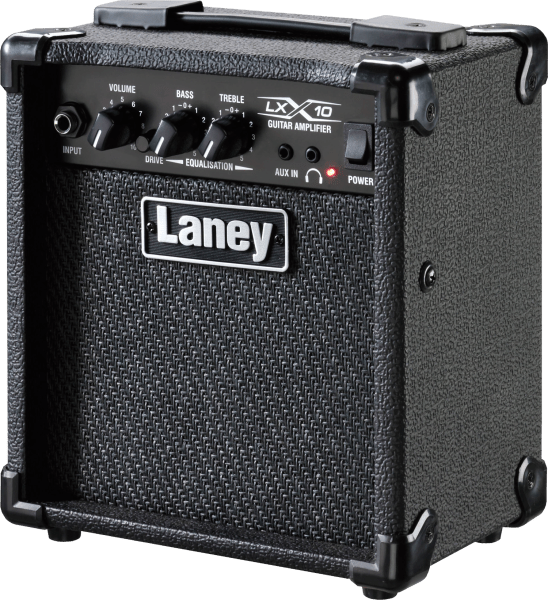Laney LX10 10W Guitar Combo Amp - Compact Practice Amplifier with Clean & Drive Channels - Ev - Entz Music